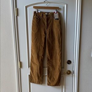 Levi's ladies Tan Corduroy Pants 26 x 31